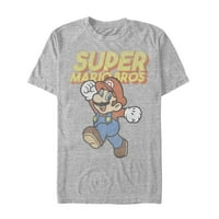 Super Mario Nintendo Jump Men i Big Men's Grafička majica