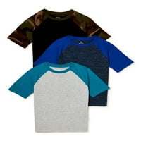 Raglan majica kratkih rukava za dječake, pakiranje, veličine 4 i Haski
