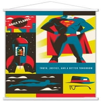 100. Godišnjica - Zidni plakat Supermana u magnetskom okviru, 22.37534