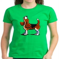 Cafepress - Tricolor Beagle Bay majica - Ženska tamna majica