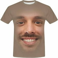 Prilagođena majica za muškarce, prilagođene smiješne košulje za slike za dečka, personalizirana majica za ispis
