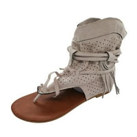 Ženske boemske sandale s resicama u retro stilu za djevojčice Rimske cipele za plažu čizme