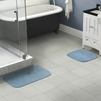 Cabernet Garland tepih, periva Najlonska prostirka za kupaonicu, set umivaonika u plavoj boji