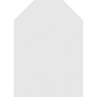 20 W 18 H osmerokutna gornja površinska nosač PVC Gable Oblub: Nefunkcionalan, W 2 W 1-1 2 P Okvir Brickmould