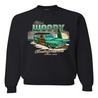 A. D., Vintage A. D. Automobili i kamioni A. D., grafička majica s okruglim vratom, Crna, Plus veličina