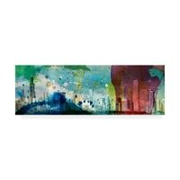 Zaštitni znak likovne umjetnosti 'Color Chicago Skyline' platno umjetnost Sisa Jasper