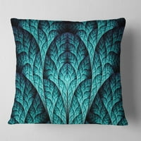 Dizajnerski plavi Egzotični biološki organizam-apstraktni jastuk za bacanje-18.18