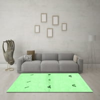 Moderne prostirke za sobe u pravokutnom presjeku smaragdno zelene boje, 2' 5'