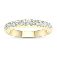 Zaručnički prsten od žutog zlata od 14 karata s dijamantom od 34 karata