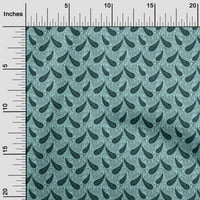 materijal za šivanje tkanine od pamučnog Baptistea Tirkizno plava Tkanina tkanina s otiskom širine dvorišta