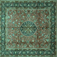 Tradicionalni pravokutni perzijski tepisi u tirkizno plavoj boji tvrtke, 8' 10'