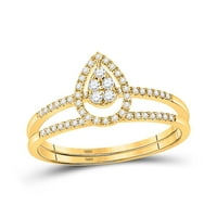 Set vjenčanih prstenova za mladence od 14k žutog zlata