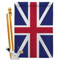 -HL-HS-140719-IP-BO-D-US18-AG v. Zastave Britanske unije Svijeta Povijesni doživljaj Dekorativni dvosmjerni vertikalni