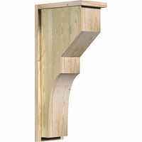 8 W 14 D 30 H Monterey gruba pila Corbel W Backlear, Douglas FIR