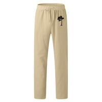 Zuwimk Muške hlače, muški klasični fit Stretch Golf Pant Khaki, XL