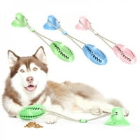 Igračka za pse s usisnom čašom, samostalna igračka za potezanje konopa sa žvakaćom gumenom kuglicom, poučavanje