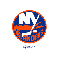 Fathead New York Islanders: Logo - Veliki službeno licencirani NHL uklonjivi zidni naljepnica