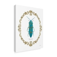 Likovna umjetnost s potpisom Jamesa Vincea Dekoracija Coleoptera na platnu