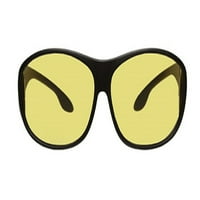 Dioptrijske pravokutne crne sunčane naočale