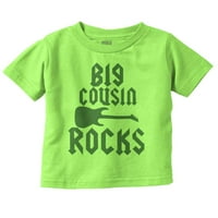 Big Cousin Rocks, Jer rodbina Majica za mlađe dječake i djevojčice Brisco Brands 4T