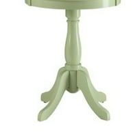 Pomoćni stolić s okruglim vrhom, svijetlozelena-boja:svijetlozelena