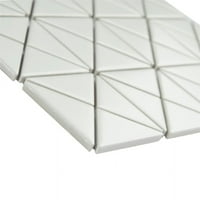Somertile 10.125 10.125 tri crossover mat bijeli porculanski mozaik pod i zidna pločica