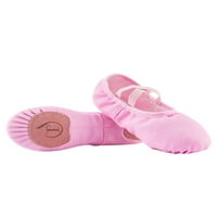 Cipele za djevojčice, ženske baletne cipele za ples, baletne papuče bez vezica, cipele za jogu, ružičaste, 1 godina