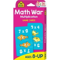 Kartice za igranje matematičkog rata i množenja