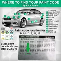 Za Buick točan podudaranje dodirnite Paint i ClearCoat - odaberite svoju boju