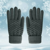 Outfmvch rukavice Nove rukavice ženske zimske pletene rukavice Tople Velvet Outdoor rukavice