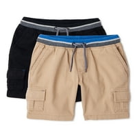 Teretne kratke hlače za dječake, 2 pakiranja, veličine 4 i haskija