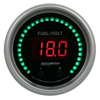Autometer 6709-Sc Sport-Senzor protoka goriva, Volt goriva, 2-1 16 Dual-channel, odaberiva Elite Digital