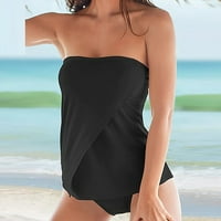 Ženski kupaći kostim s dvostrukim lumenom, Ženski kupaći kostimi u dva seta, jednobojni kupaći kostimi za kontrolu
