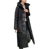 Ženska zimska zgušnjava kaput Vanjska jakna Zima Zima produžena zadebljana srednja dužina niz pamučnu jaknu Ulični