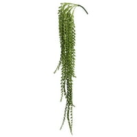 39 unutarnji umjetni zeleni grm Senecio-ukrasni grm faa izrađen od izdržljivog poliestera - za dom ili ured-bez