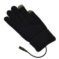 Zimske električne rukavice grijane rukavice puni prst Topliji USB punjivi par