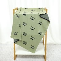 Dojenčana dječja pokrivač pamuk pletenica novorođenčad Dječak krevet pokrivača Djeca mekana karirana kolica za