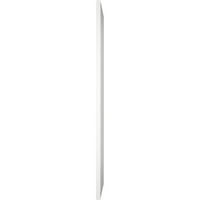 Ekena Millwork 12 W 57 H True Fit PVC dijagonalni sloj moderni stil Fiksni nosači, tuče za tuče sive boje sive