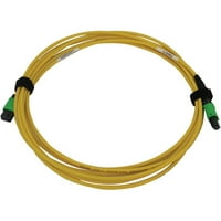 Optički mrežni kabel od 9390 do 03 do 12 do 12, žuta ljuska, crni konektor, zeleno kućište