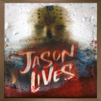 Petak 13. - plakat na zidu Jason lives, 22.375 34