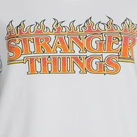 Stranger Things ženski i ženski plus kratki rukavi i palesti set hlača za spavanje, 2pc