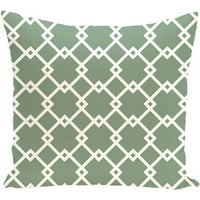 Jednostavno Daisy 16 16 Link Lock Geometric Print Outdoor Pillow