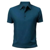 Muška polo majica običnog kroja, ležerna poslovna majica, vrhovi u smeđoj boji