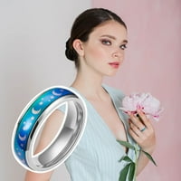 Modni prsten dijamantni nakit za ženski prsten umetnuti zaručnički prsten prsten za ženske ličnosti prstenovi