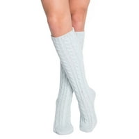 Ženske jednobojne čarape do koljena 7. 4