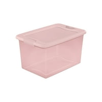 Sterilit qt. Očistite plastičnu kutiju za zasun, ružičaste zasune s ružičastim poklopcem