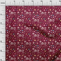 Jednobojna svilena prugasta bordo tkanina materijal za haljinu lubanje tiskana tkanina širine dvorišta