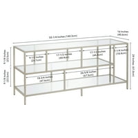 Moderni metalni stalak za televizor od 60 inča sa staklenim policama za televizore do 60 inča
