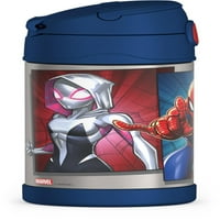 Thermos Kids od nehrđajućeg čelika vakuum izolirana boca od slame, Spiderman, fl oz