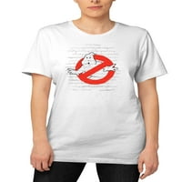 Ghostbusters ženski juniori ciglani logotip kratki rukavi grafički majica